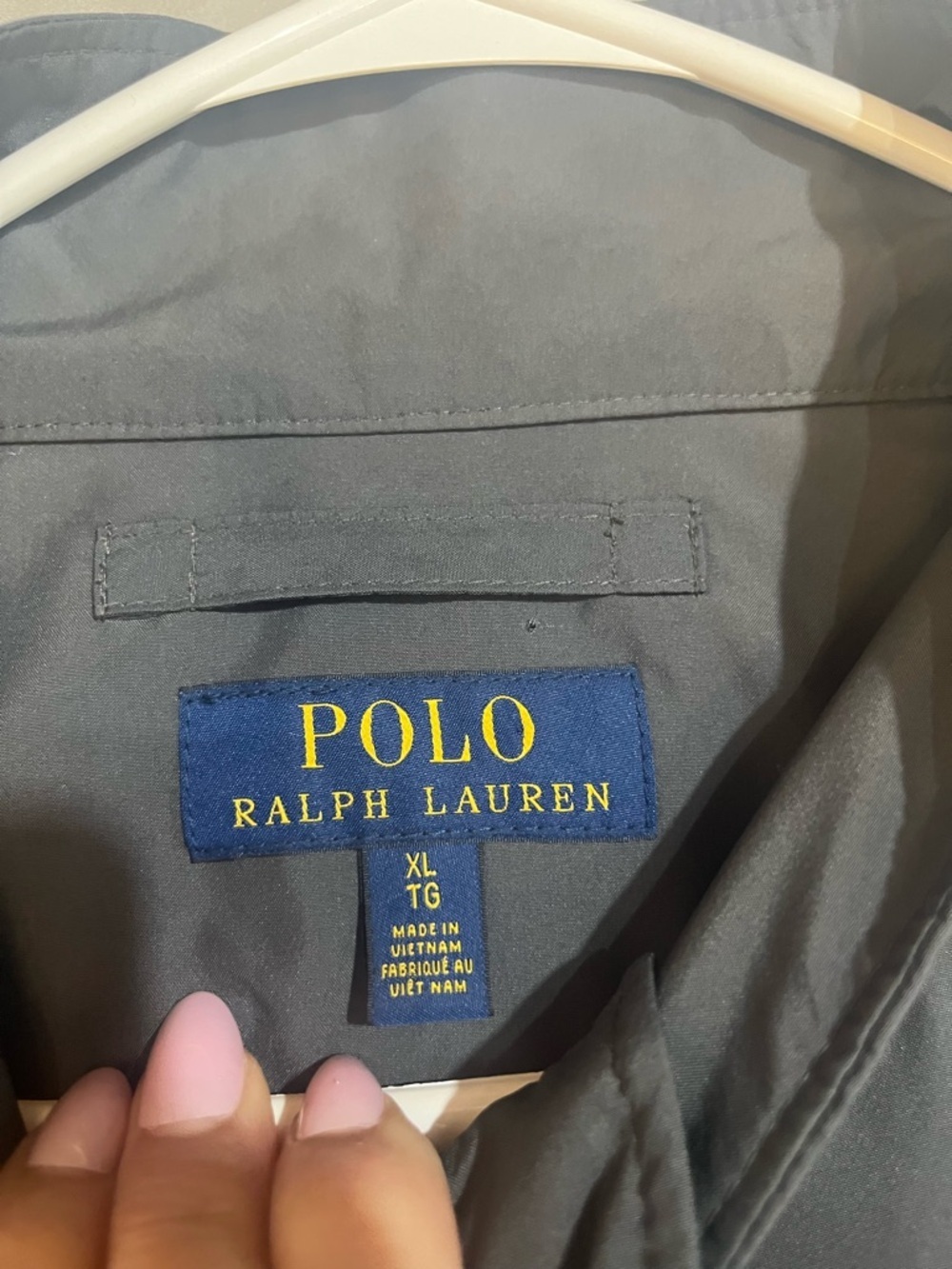 Polo by Ralph Lauren Gray Lightweight Bomber Jacket - Picture 4 of 5
